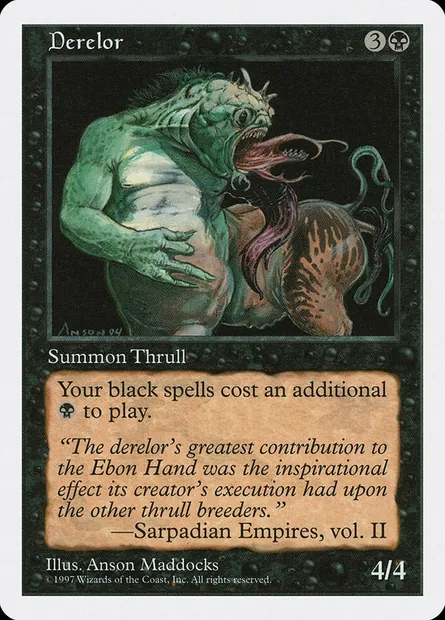 Derelor, Magic card 5ED 155 — Fifth Edition set