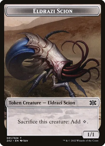 Eldrazi Scion, Magic card T2X2 1 — Double Masters 2022 Tokens set