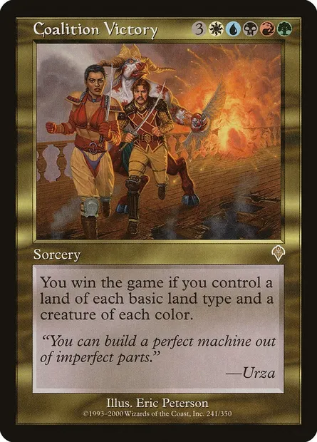 Coalition Victory, Magic card INV 241 — Invasion set