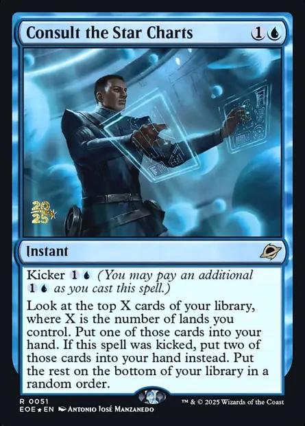 Consult the Star Charts, Magic card PEOE 51s — Edge of Eternities Promos set