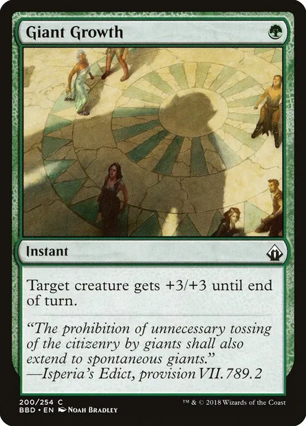 Giant Growth, Magic card BBD 200 — Battlebond set