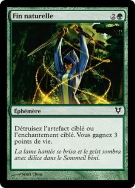 Fin naturelle, carte Magic AVR 185 — extension Avacyn ressuscitée