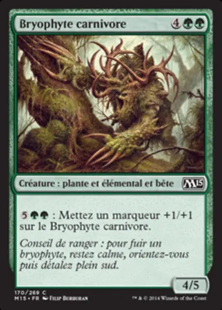Bryophyte carnivore, carte Magic M15 170 — extension Magic 2015