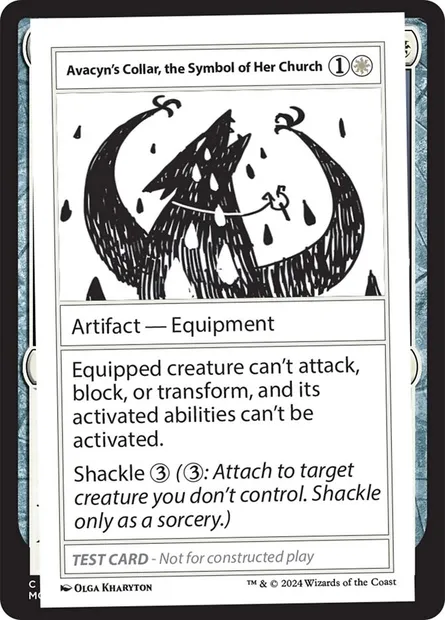 Avacyn's Collar, the Symbol of Her Church, carte Magic MB2 509 — extension Mystery Booster 2