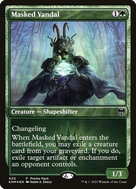 Masked Vandal, Magic card KHM 405 — Kaldheim set