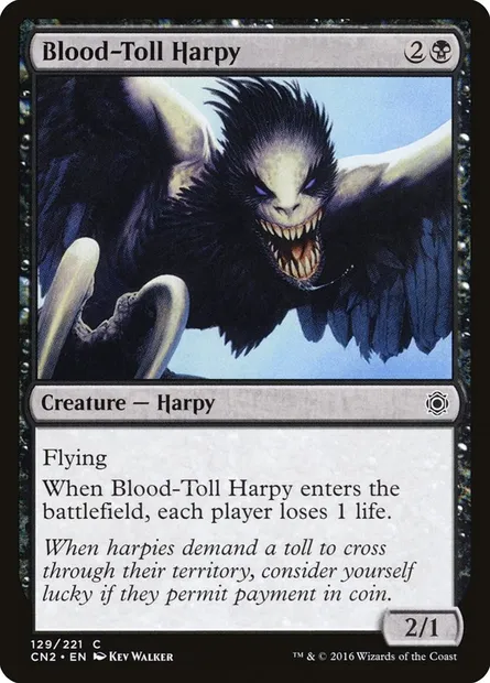 Harpie dîmesang, carte Magic CN2 129 — extension Conspiracy: Take the Crown