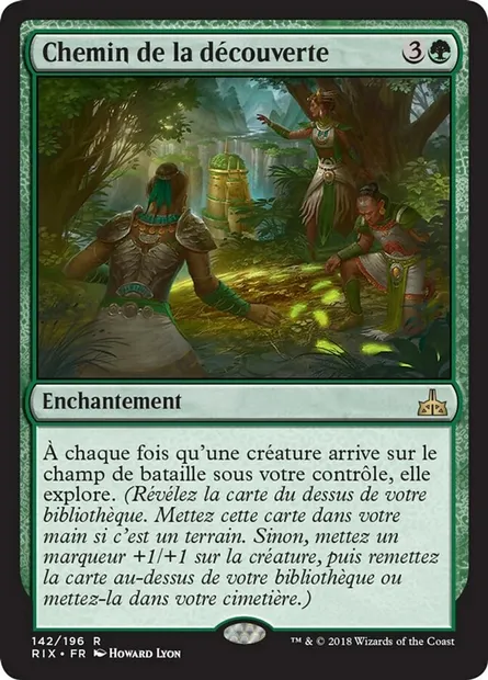 Chemin de la découverte, carte Magic RIX 142 — extension Les combattants d'Ixalan