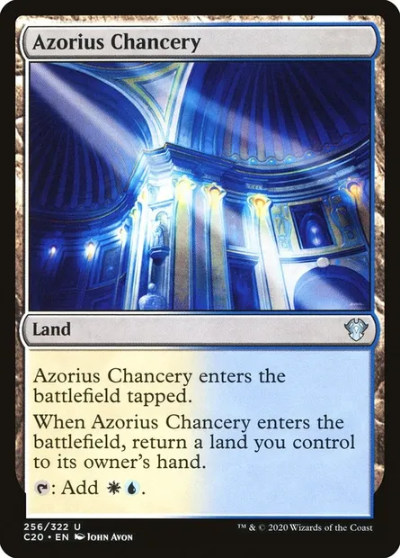 Azorius Chancery, Magic card C20 256 — Commander 2020 set