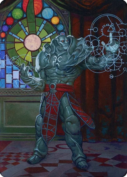 Karn, Living Legacy // Karn, Living Legacy, carte Magic ADMU 2 — extension Dominaria United Art Series