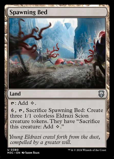 Spawning Bed, Magic card M3C 380 — Modern Horizons 3 Commander set