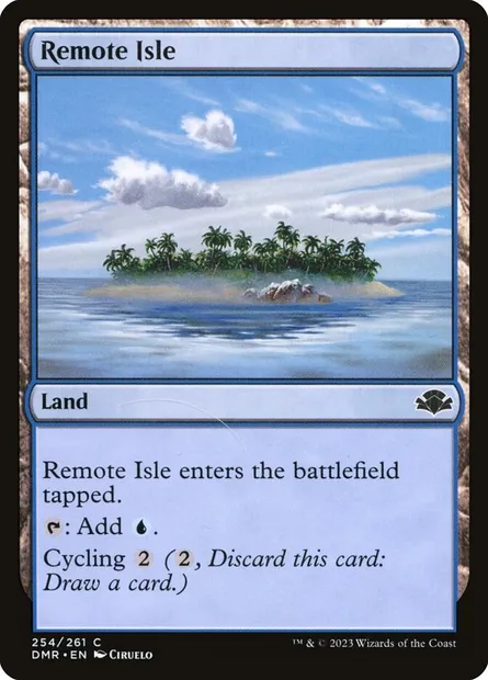 Remote Isle, Magic card DMR 254 — Dominaria Remastered set