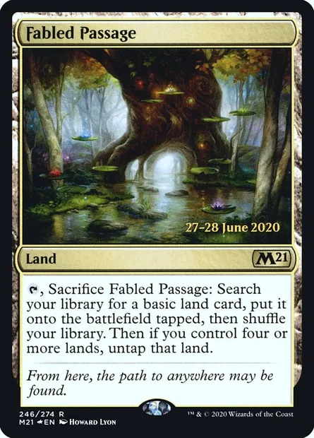Fabled Passage, Magic card PM21 246s — Core Set 2021 Promos set