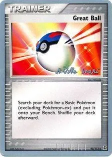 Super Ball, carte Pokémon WCD06 090-3 — extension World Championship Decks 2006