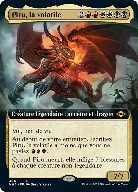 Piru, la volatile, carte Magic MH2 466 — extension Horizons du Modern 2