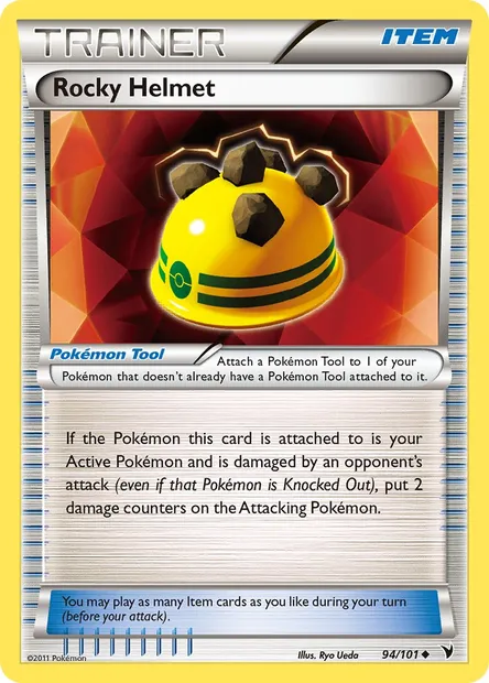 Rocky Helmet, Pokémon card NVI 94 — Noble Victories set