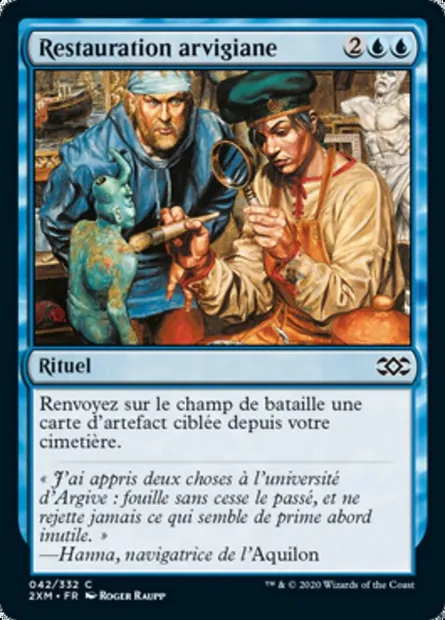Restauration arvigiane, carte Magic 2XM 42 — extension Double Masters
