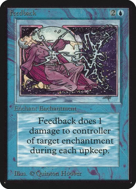 Feedback, Magic card LEA 57 — Limited Edition Alpha set