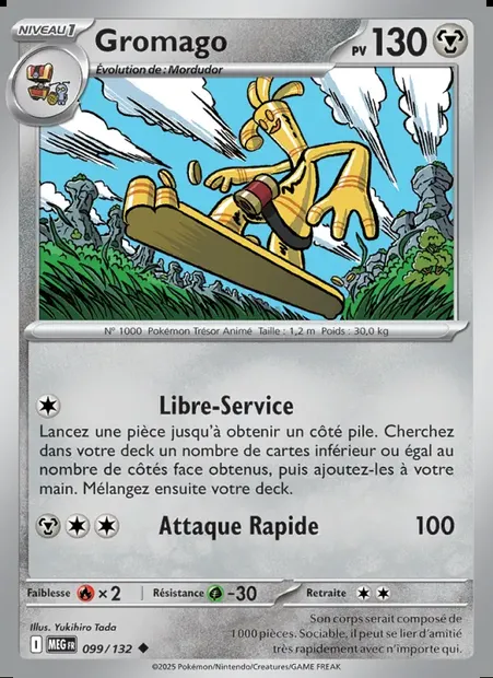 Gromago, carte Pokémon MEG 099 — extension Méga-Évolution