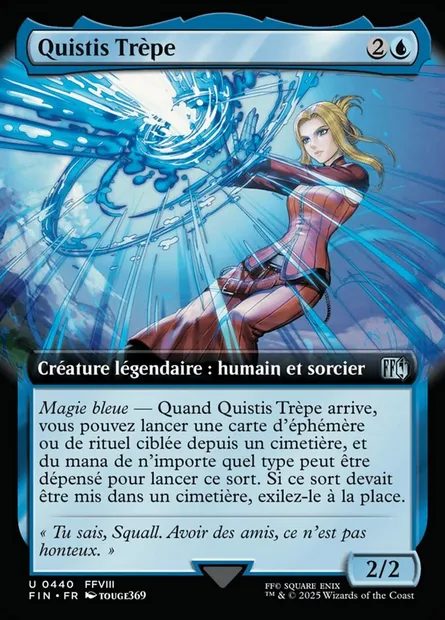 Quistis Trèpe, carte Magic FIN 440 — extension Final Fantasy