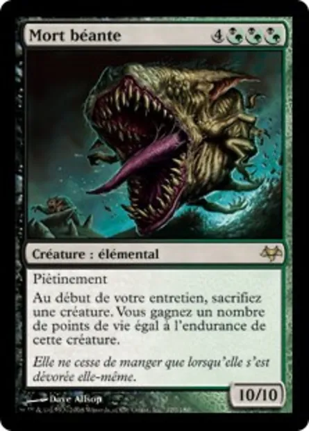 Mort béante, carte Magic EVE 120 — extension Coucheciel