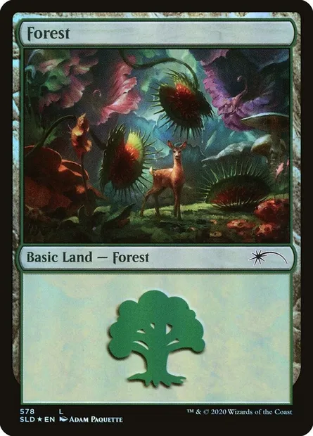 Forêt, carte Magic SLD 578 — extension Secret Lair Drop