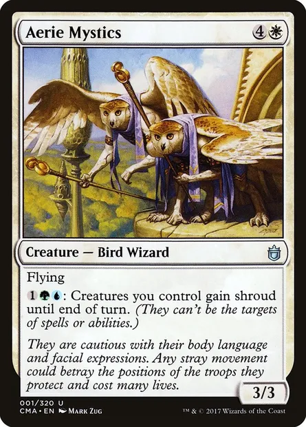 Aerie Mystics, Magic card CMA 1 — Commander Anthology set