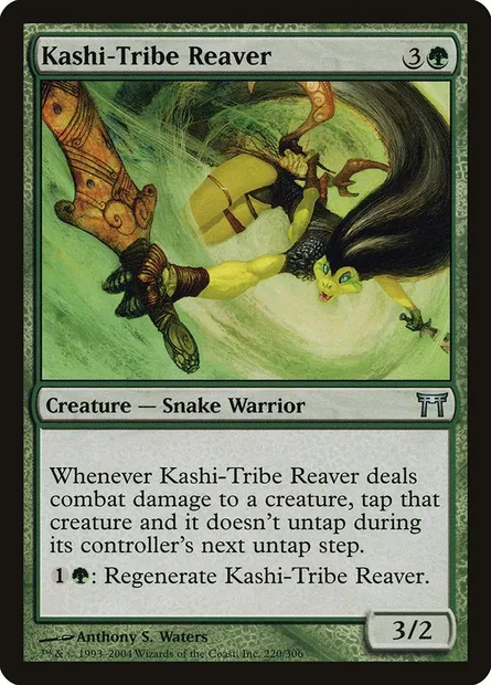 Kashi-Tribe Reaver, Magic card CHK 220 — Champions of Kamigawa set