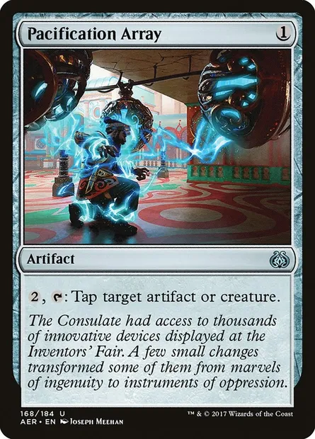 Pacification Array, Magic card AER 168 — Aether Revolt set