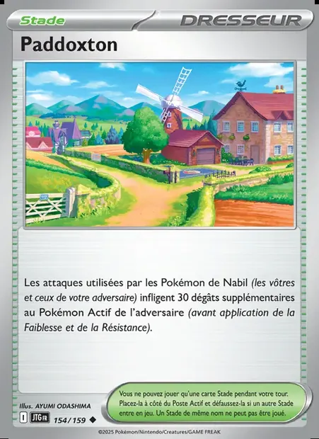 Paddoxton, carte Pokémon JTG 154 — extension Aventures Ensemble