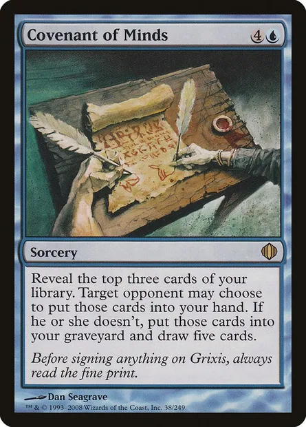 Covenant of Minds, Magic card ALA 38 — Shards of Alara set