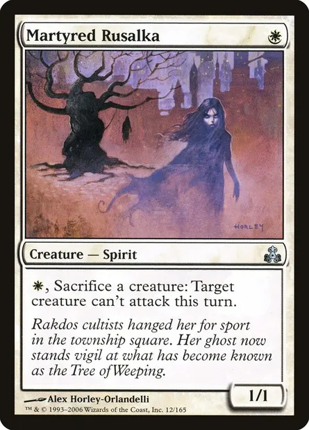 Martyred Rusalka, Magic card GPT 12 — Guildpact set