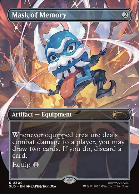 Masque de la mémoire, carte Magic SLD 2309 — extension Secret Lair Drop
