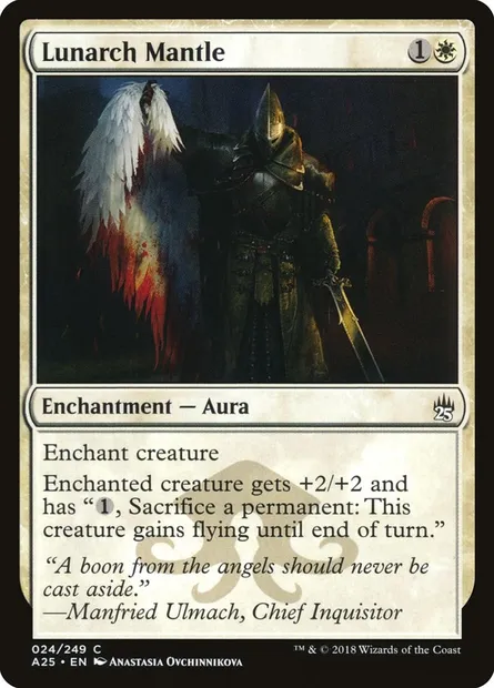 Lunarch Mantle, Magic card A25 24 — Masters 25 set