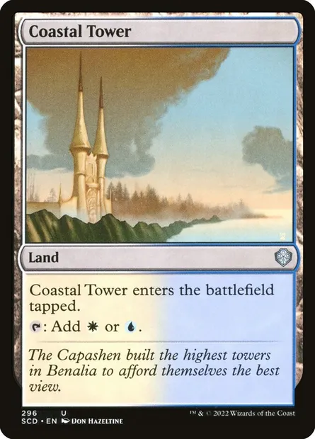 Tour côtière, carte Magic SCD 296 — extension Starter Commander Decks