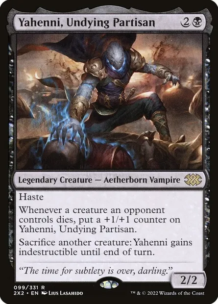 Yahenni, Undying Partisan, Magic card 2X2 99 — Double Masters 2022 set
