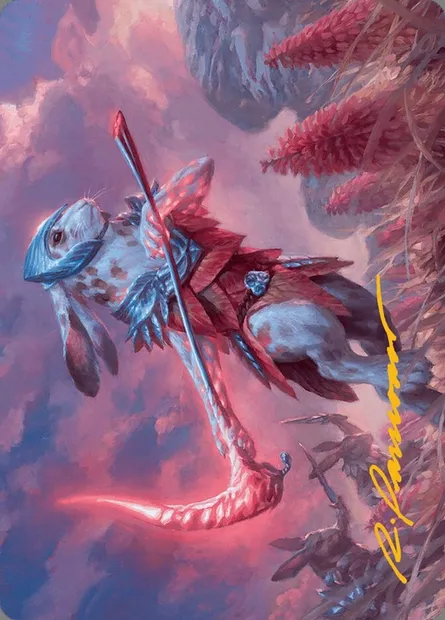 Baylen, the Haymaker // Baylen, the Haymaker, carte Magic ABLB 25 — extension Bloomburrow Art Series