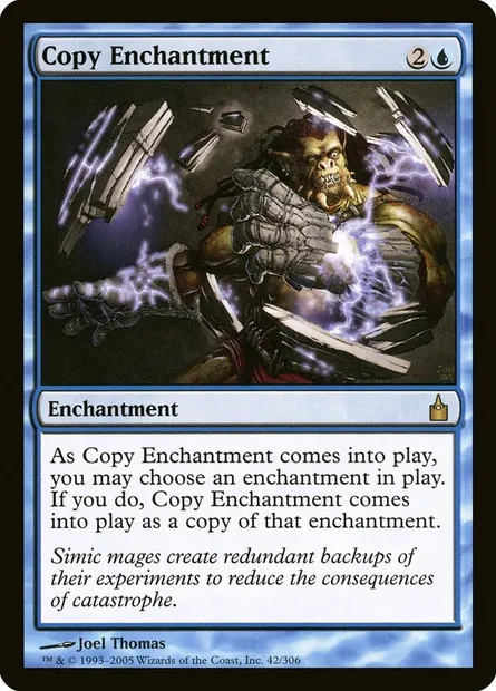 Copy Enchantment, Magic card RAV 42 — Ravnica: City of Guilds set