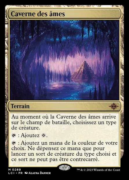 Caverne des âmes, carte Magic LCI 269 — extension The Lost Caverns of Ixalan