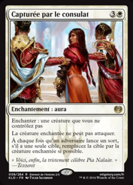 Capturée par le consulat, carte Magic KLD 8 — extension Kaladesh