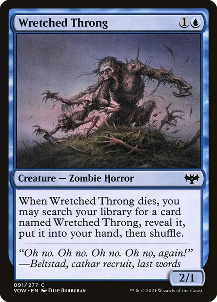 Wretched Throng, Magic card VOW 91 — Innistrad: Crimson Vow set