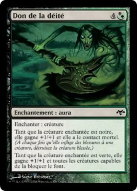 Don de la déité, carte Magic EVE 122 — extension Coucheciel