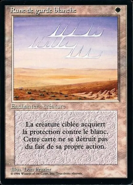 Rune de garde blanche, carte Magic FBB 45 — extension Foreign Black Border