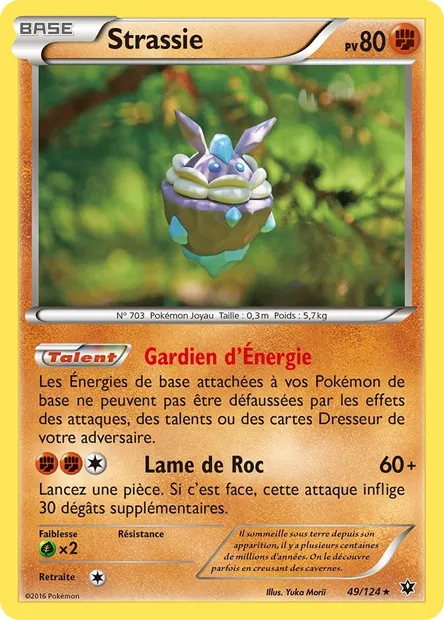 Strassie, carte Pokémon FCO 49 — extension Impact des Destins