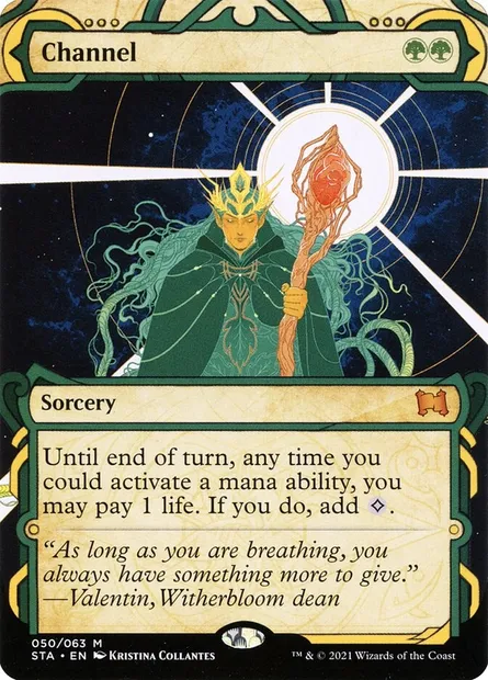Channel, Magic card STA 50 — Strixhaven Mystical Archive set