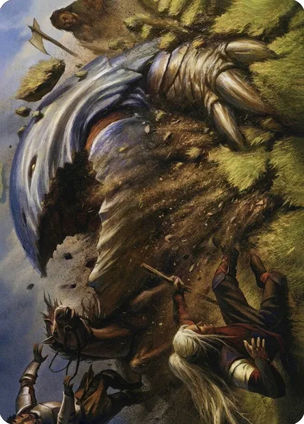Bulette // Bulette, carte Magic AAFR 16 — extension Adventures in the Forgotten Realms Art Series