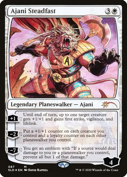 Ajani Steadfast, Magic card SLD 87 — Secret Lair Drop set