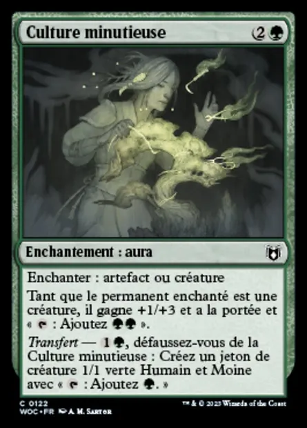 Culture minutieuse, carte Magic WOC 122 — extension Wilds of Eldraine Commander