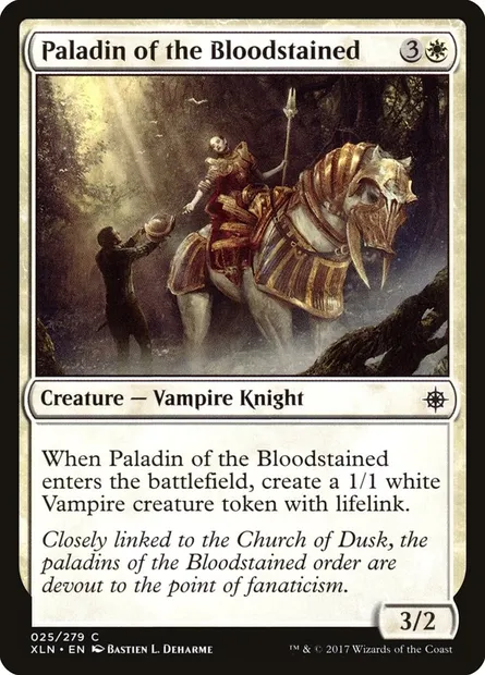Paladin of the Bloodstained, Magic card XLN 25 — Ixalan set