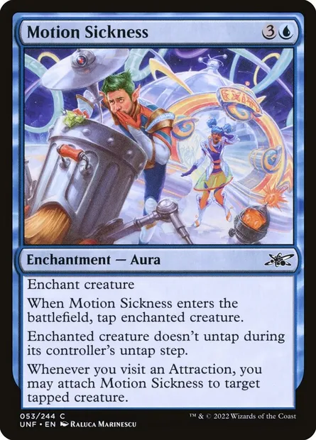 Motion Sickness, Magic card UNF 53 — Unfinity set