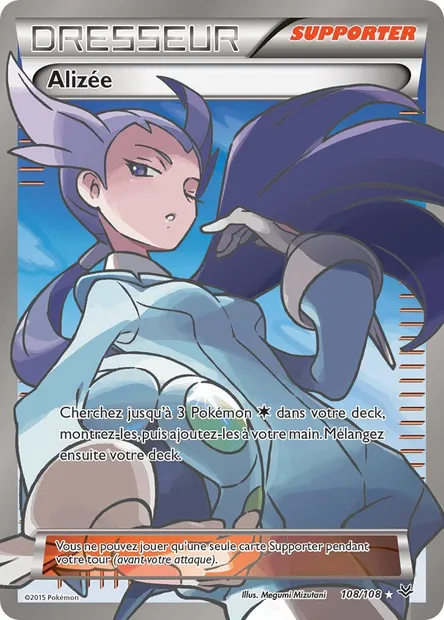 Alizée, carte Pokémon ROS 108 — extension Ciel Rugissant